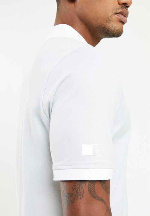 PUMA - Ferrari Style Two-Tone Men's Polo Shirt- puma white