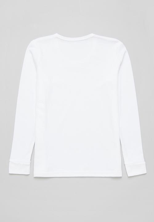 Jockey - Kids thermal unisex long sleeve top - white