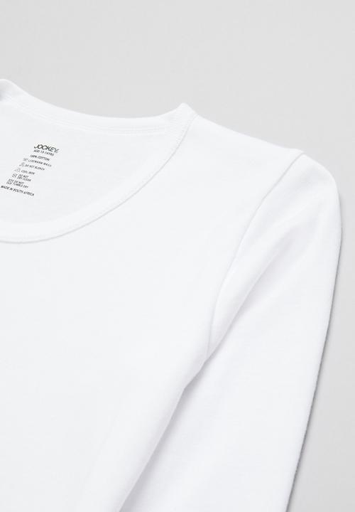 Jockey - Kids thermal unisex long sleeve top - white