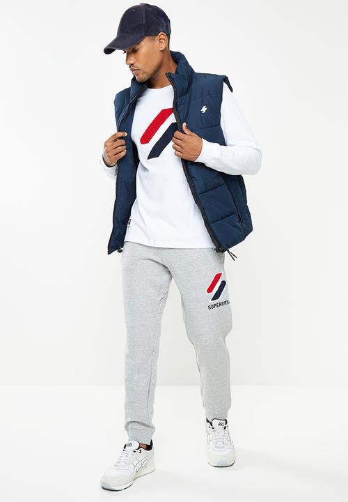 Superdry. - Superdry code logo che long sleeve top - optic