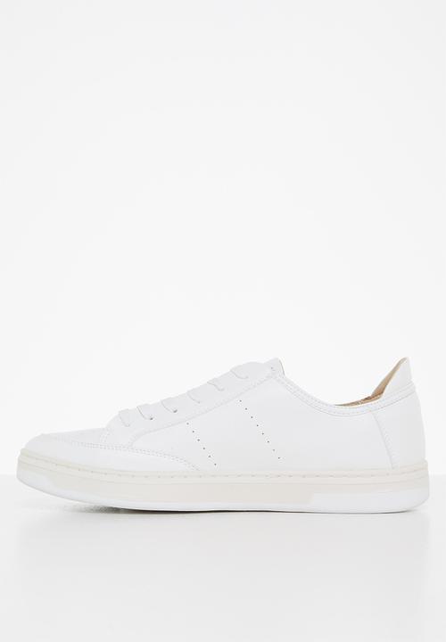 Superdry. - Vegan basket sport low trainer - white