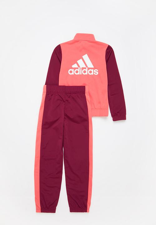 adidas Originals - G tr tracksuit - semi turbo & white