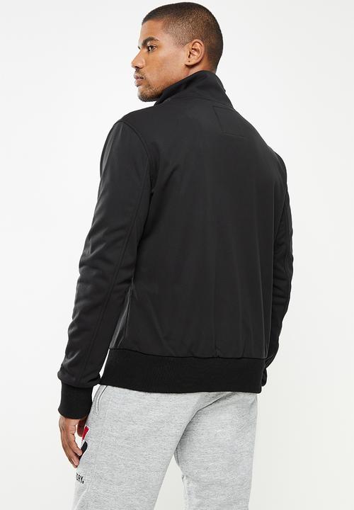 Superdry. - Bonded soft shell jacket - black