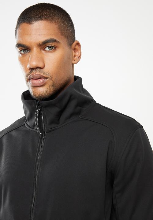 Superdry. - Bonded soft shell jacket - black
