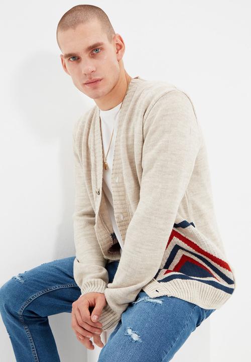 Trendyol - Rex patterned cardigan - beige