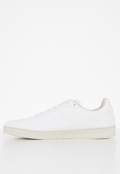 Superdry. - Vegan retro ov sleek trainer - white