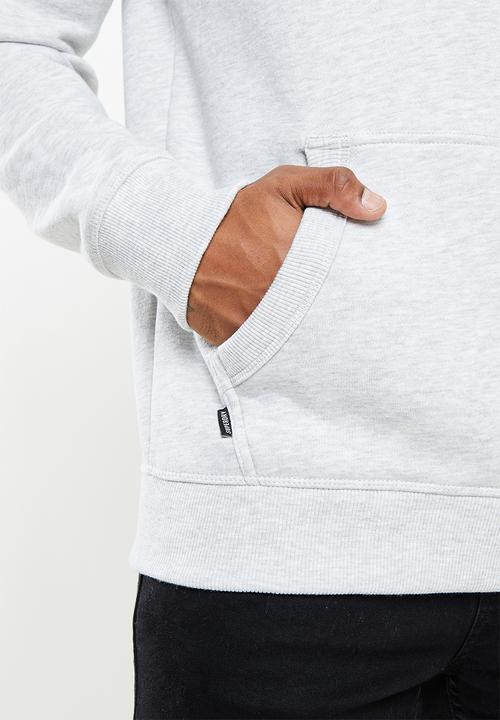 Superdry. - Vintage logo emb hood - glacier grey marl