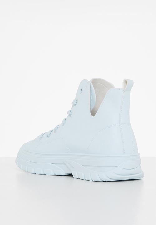 Tom Tom - Chunky lace-up ankle boot - baby blue
