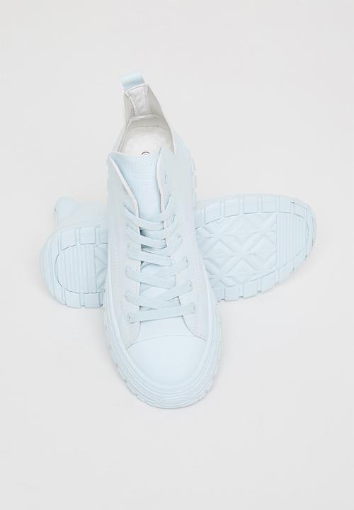 Tom Tom - Chunky lace-up ankle boot - baby blue