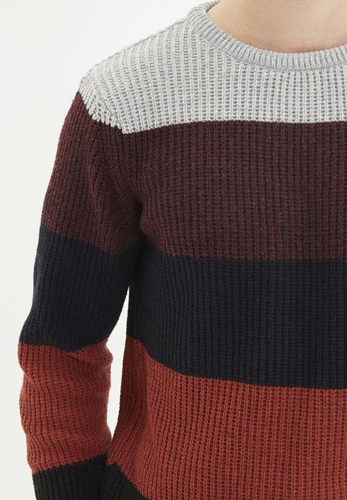 Trendyol - Sam colour block knit - multi