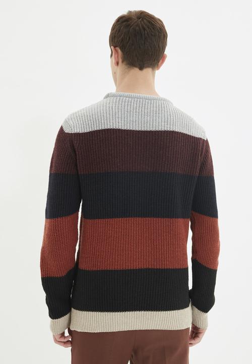 Trendyol - Sam colour block knit - multi