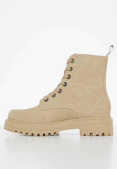 Madison® - Shay chunky lace up boot - neutral
