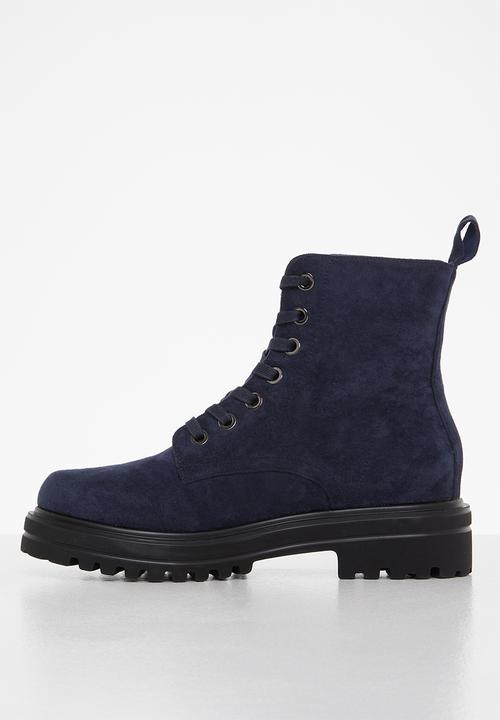 Madison® - Shay chunky lace up boot - navy
