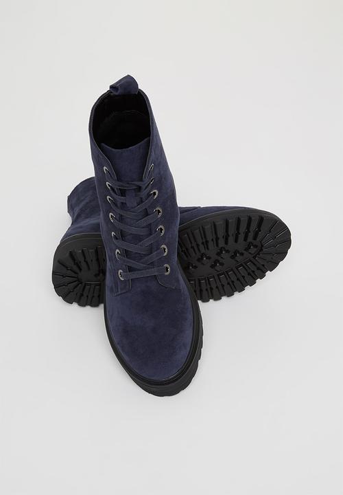 Madison® - Shay chunky lace up boot - navy