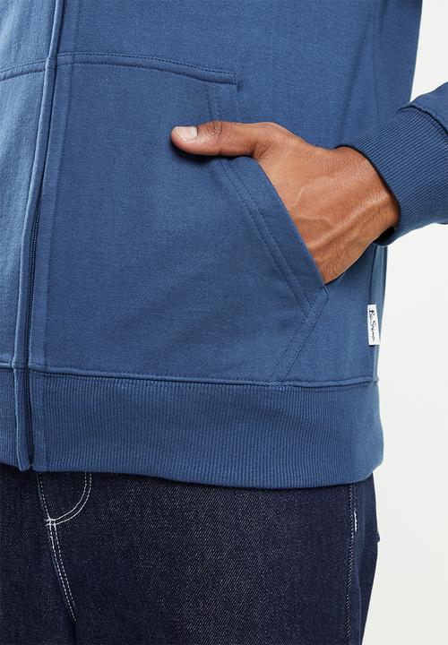 Ben Sherman - British flag zip thru hoody - blue