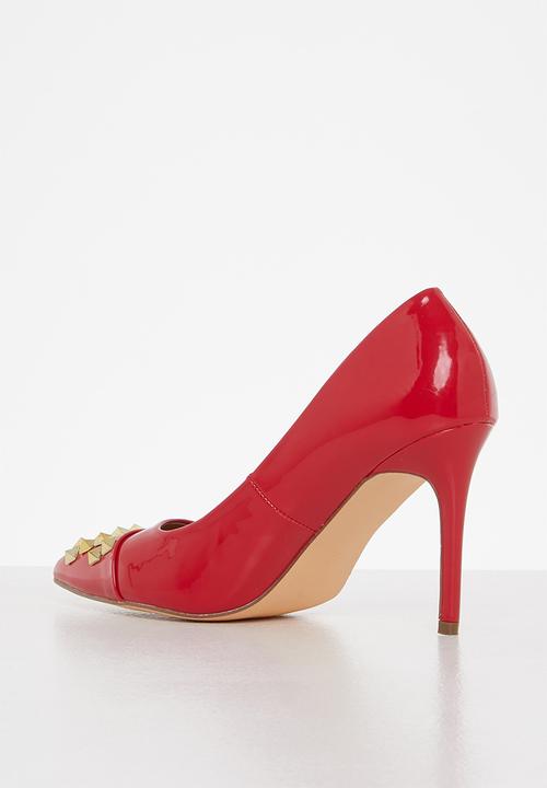 Madison® - Lego studded court heel - red