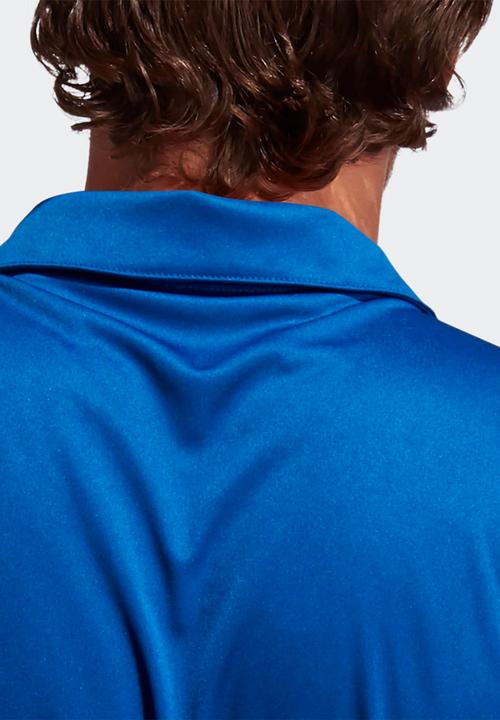 adidas Performance - adidas 3-Stripes Chest Golf Shirt - Royal Blue