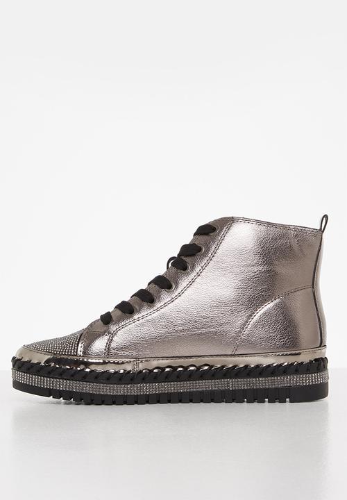 Footwork - Nalli lace up boot - pewter