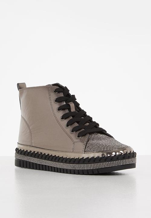 Footwork - Nalli lace up boot - pewter