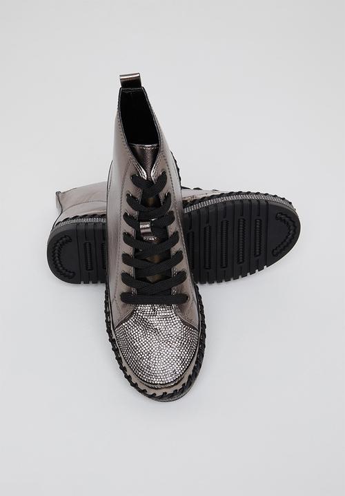 Footwork - Nalli lace up boot - pewter