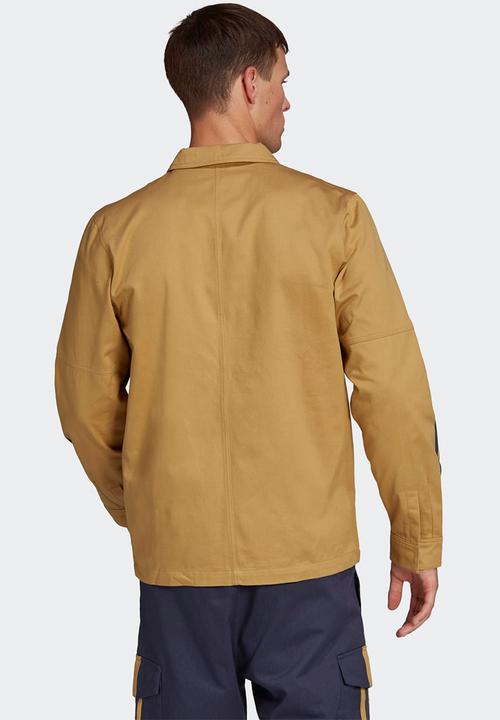 adidas Performance - adidas Tiro Overshirt Jacket - Golden Beige
