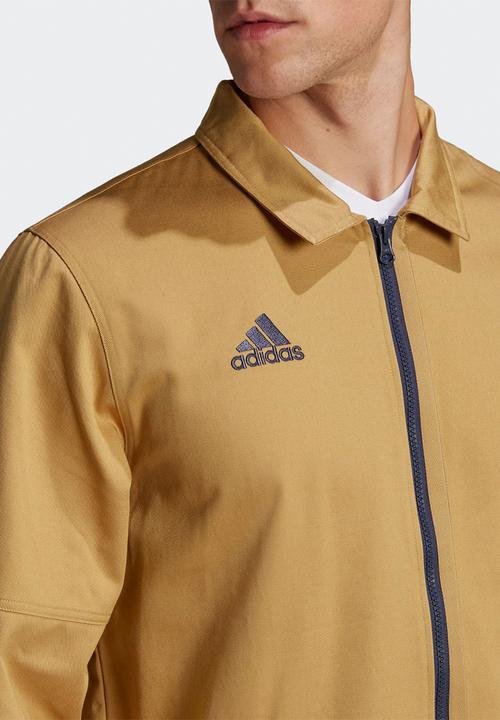 adidas Performance - adidas Tiro Overshirt Jacket - Golden Beige
