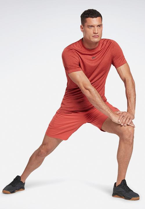 Reebok -  Workout Ready Melange T-Shirt - Rhodonite