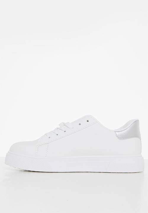 KG - Kelly sneaker - silver chrome/white