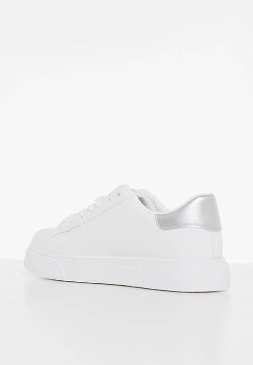 KG - Kelly sneaker - silver chrome/white