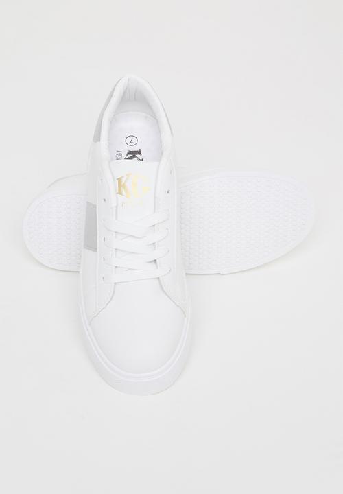 KG - Kelly sneaker - silver chrome/white