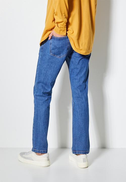 Superbalist - Detroit slim tapered jeans - mid blue