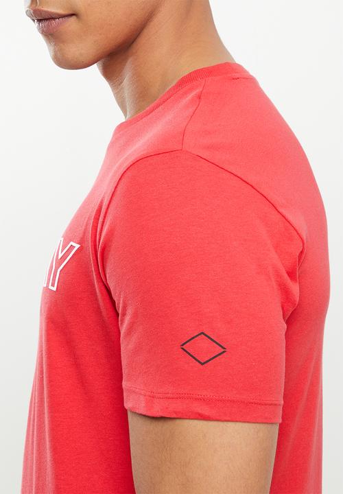 Replay - Replay logo tee - red