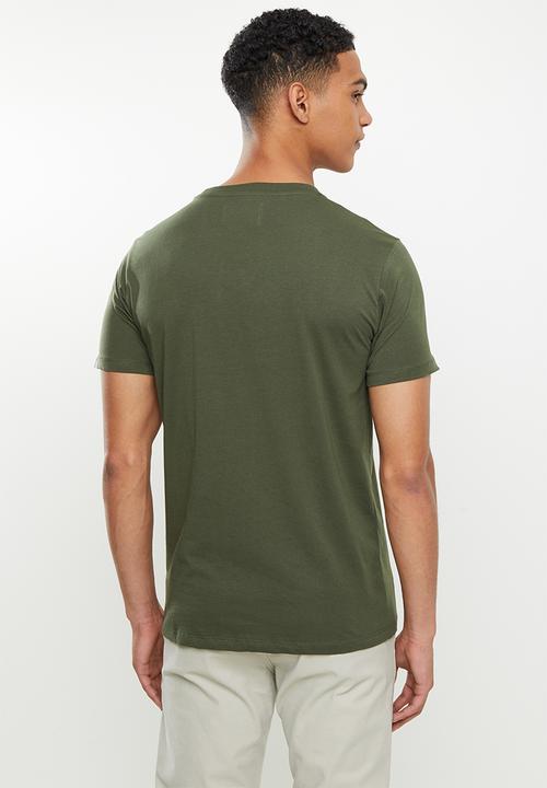 Replay - Essential crew neck tee - olive