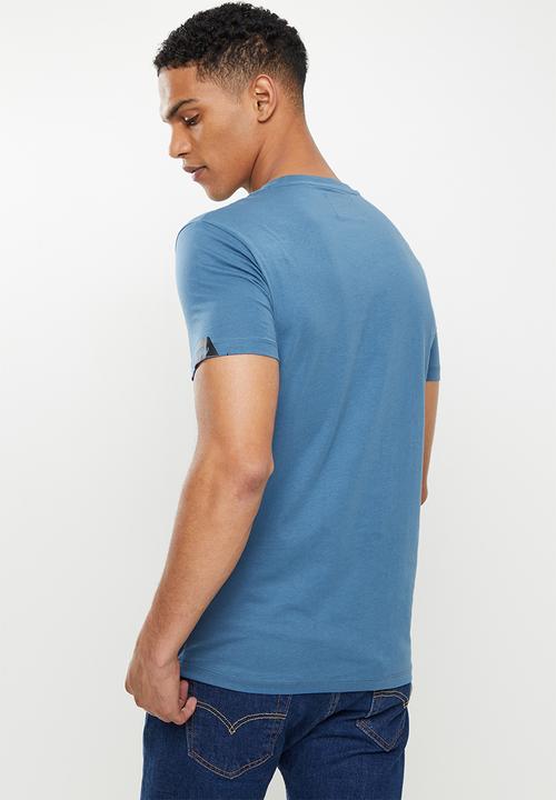 Replay - Essential crew neck tee - blue