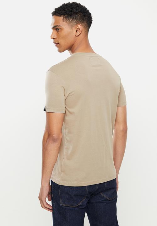 Replay - Essential crew neck tee - beige