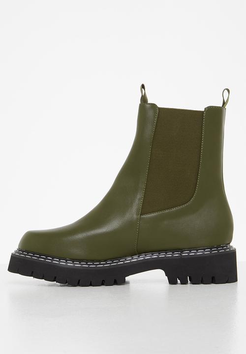 Rock & Co - Lash 1 chelsea boot - olive