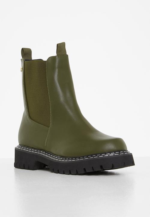 Rock & Co - Lash 1 chelsea boot - olive