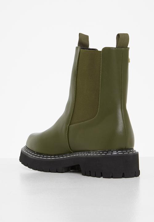 Rock & Co - Lash 1 chelsea boot - olive