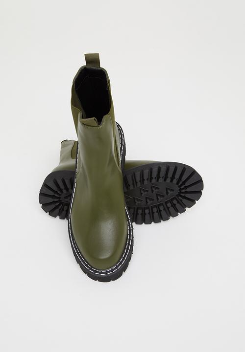 Rock & Co - Lash 1 chelsea boot - olive