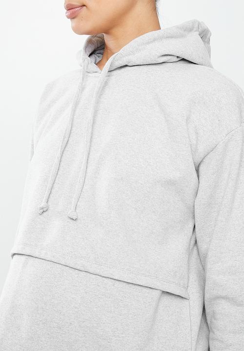 Superbalist - Maternity nursing hoodie - grey melange