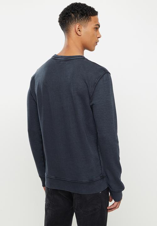 Replay - Essential logo crew sweat - black