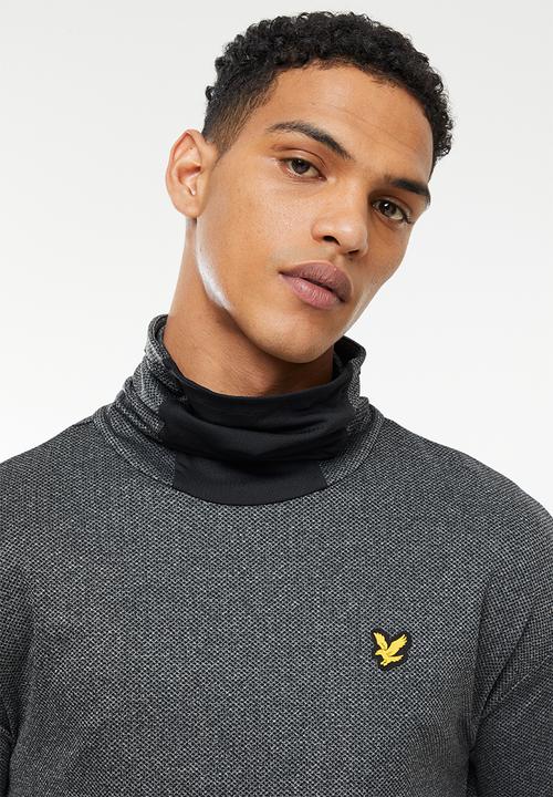 Lyle & Scott - Snood midlayer Sweatshirt  - Charcoal/ Black