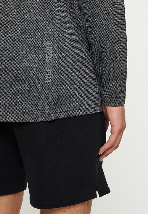 Lyle & Scott - Snood midlayer Sweatshirt  - Charcoal/ Black