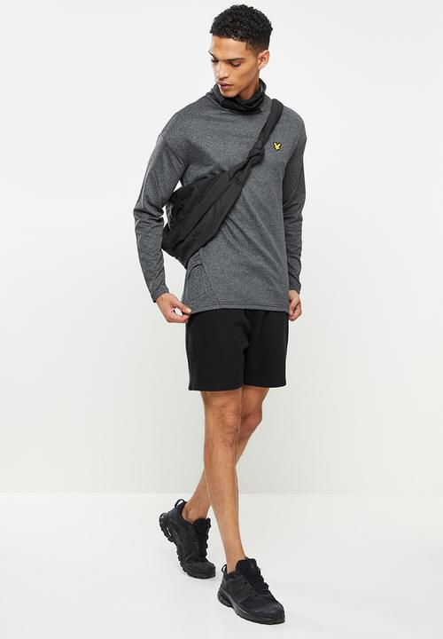 Lyle & Scott - Snood midlayer Sweatshirt  - Charcoal/ Black