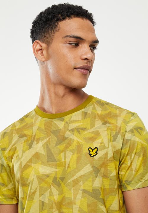 Lyle & Scott - Hiker AOP Tee - Bay Green print