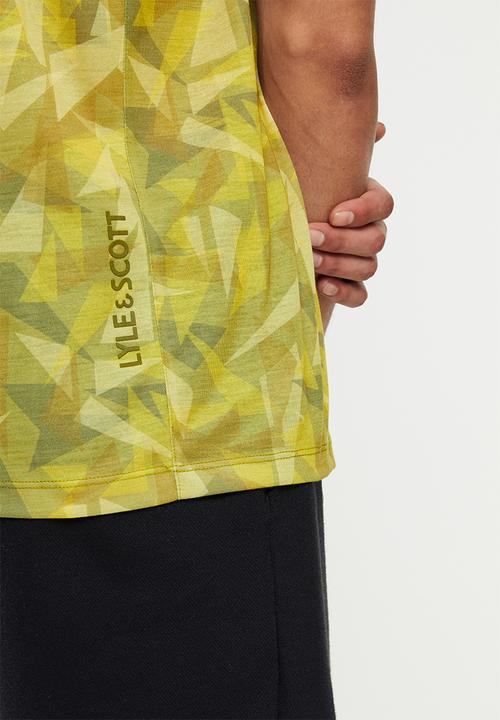Lyle & Scott - Hiker AOP Tee - Bay Green print