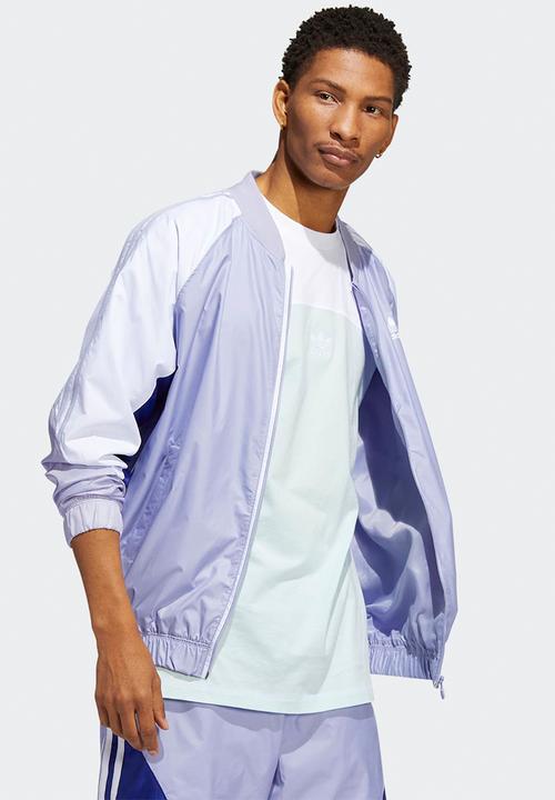 adidas Originals - Blocked 3-Stripes Tee - halo mint & white
