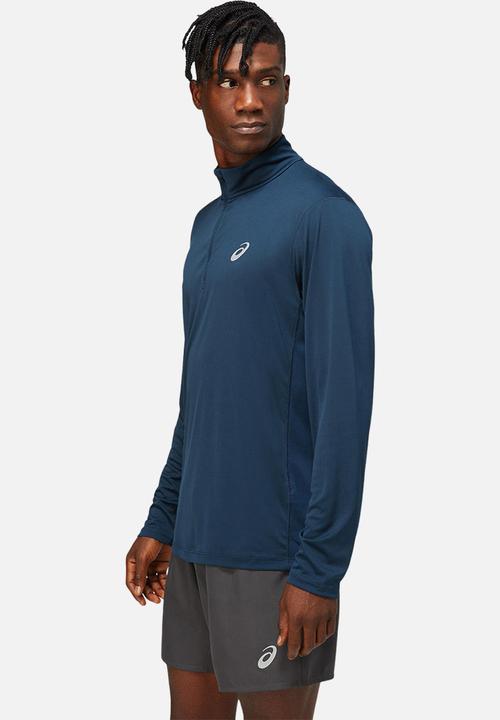ASICS - Long Sleeve 1/2 zip Top - French Blue