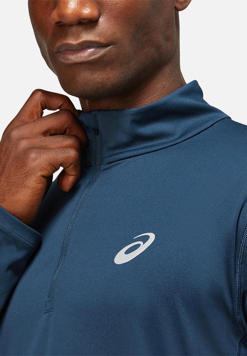 ASICS - Long Sleeve 1/2 zip Top - French Blue
