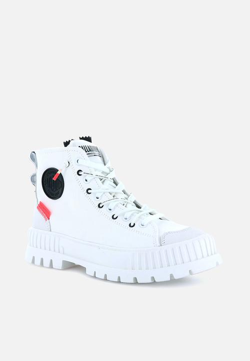 Palladium - Pallashock back zip - star white